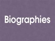 Biographies