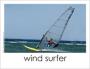 wind surfer photo card